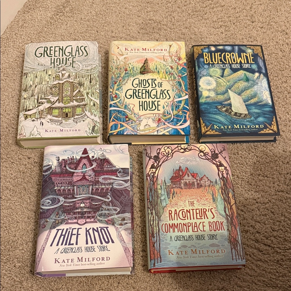 Kate Milford Greenglass House Series Hardcover Set - Multi